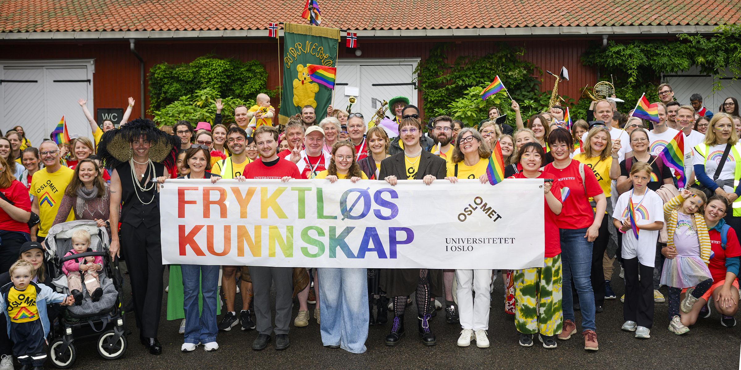 Ansatte fra OsloMet og Universitetet i Oslo bak parolen