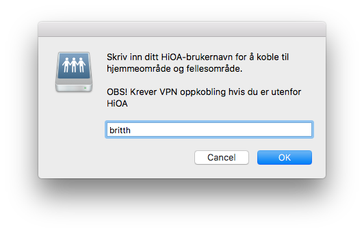 OK oppkobling