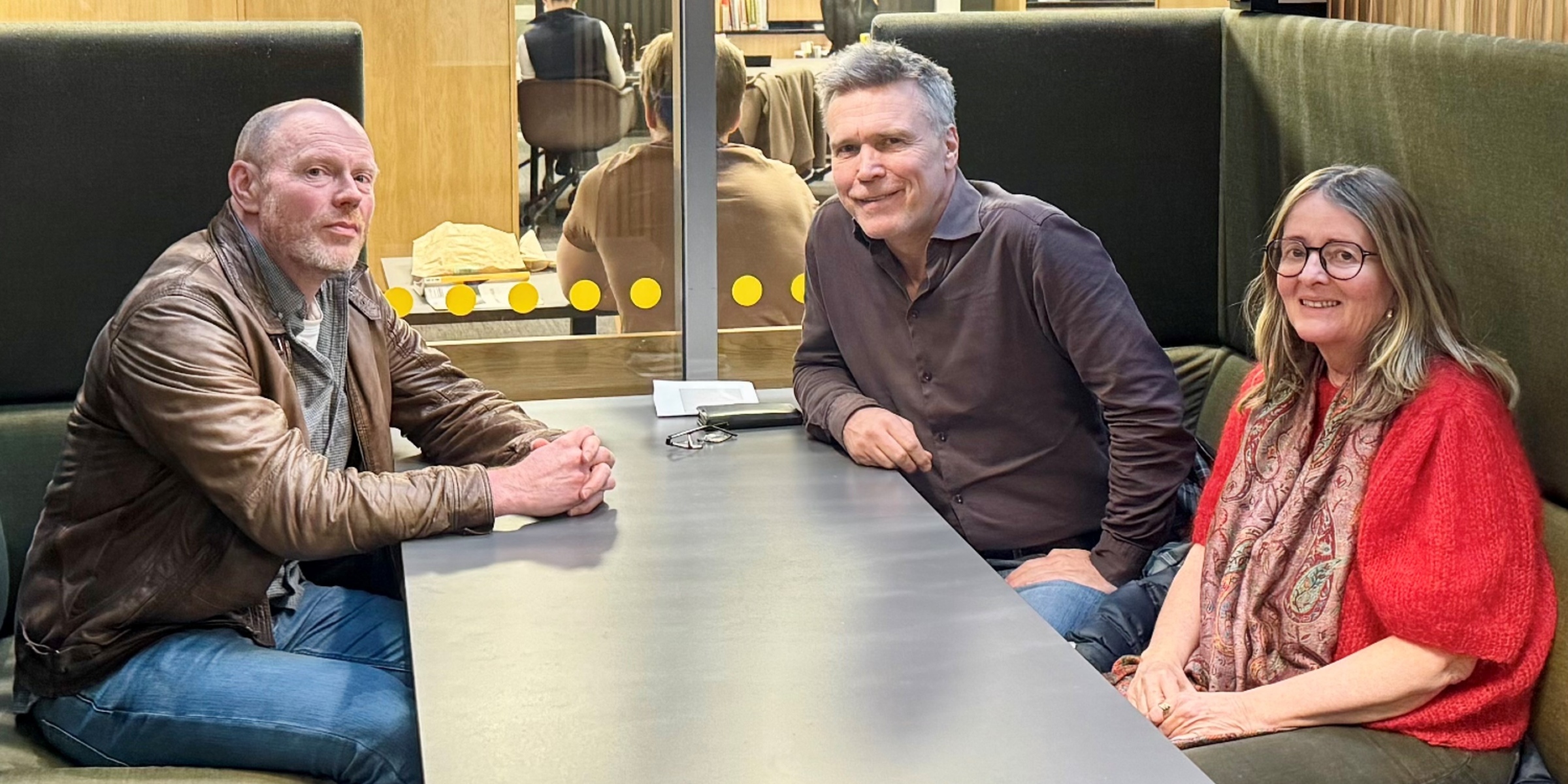 Fra venstre: Anders Strand (SPS), Harald Hornmoen (SAM) og Anne Birgitta Sølvberg Nilsen (LUI)