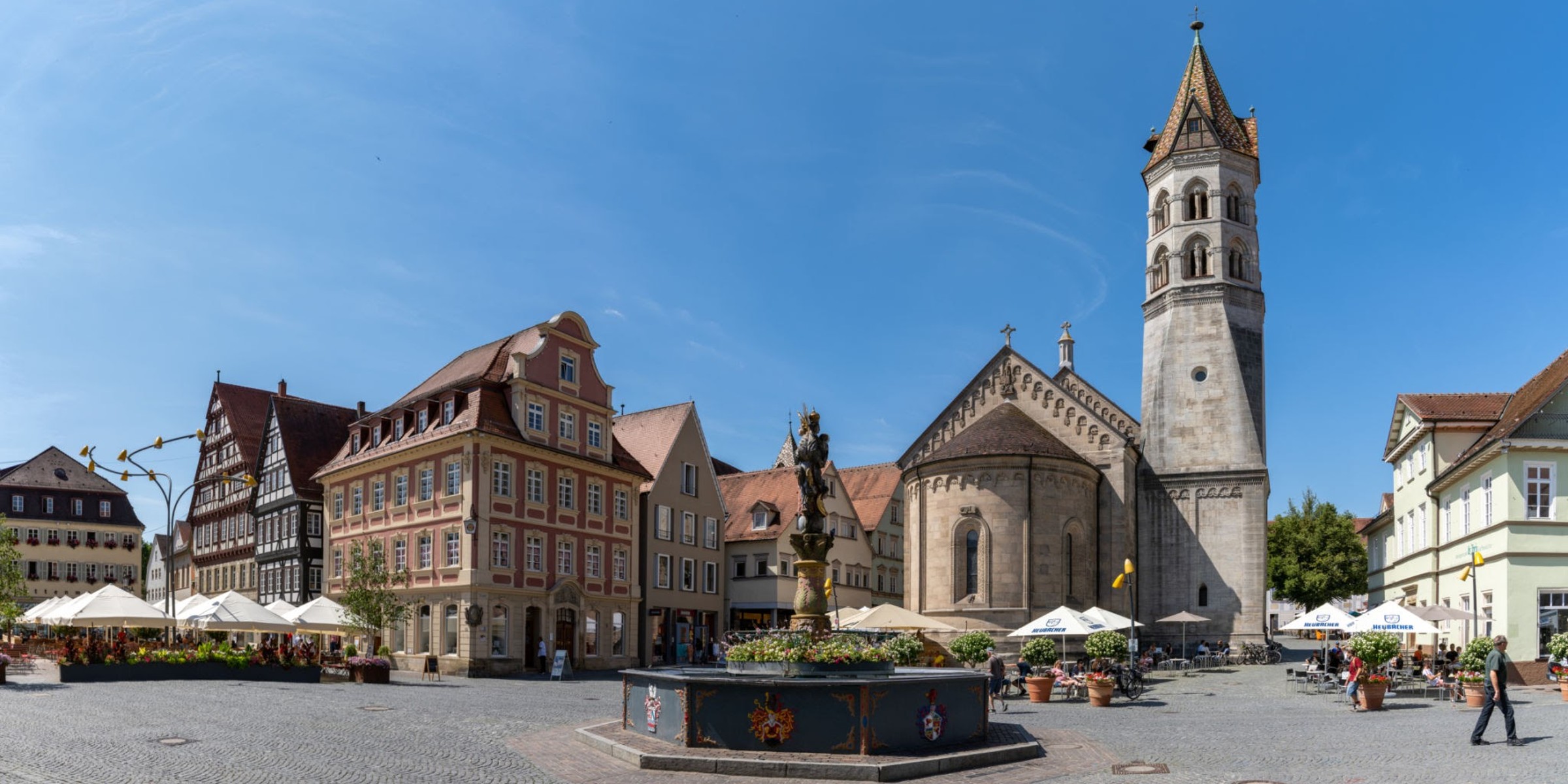 Bilde fra byen Schwäbisch Gmünd i Tyskland.