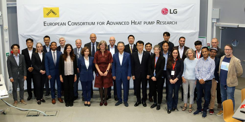 LG and OsloMet join forces to develop heat pumps