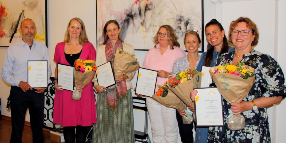 Syv nye meritterte undervisere 