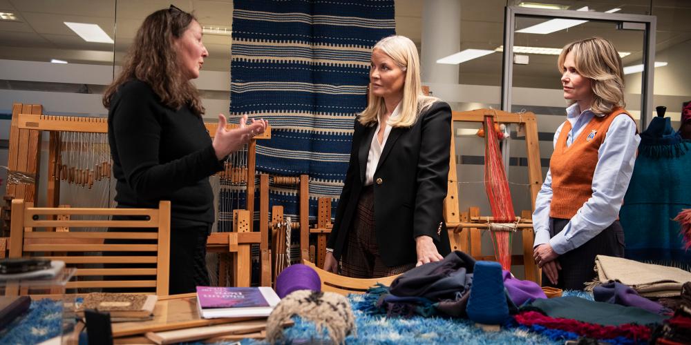 Kronprinsessen besøkte OsloMet