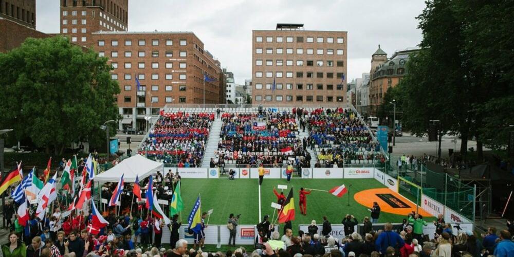Homeless World Cup på Rådhusplassen