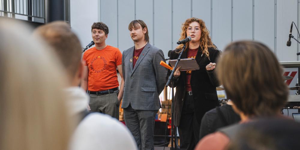 Encourage students to vote